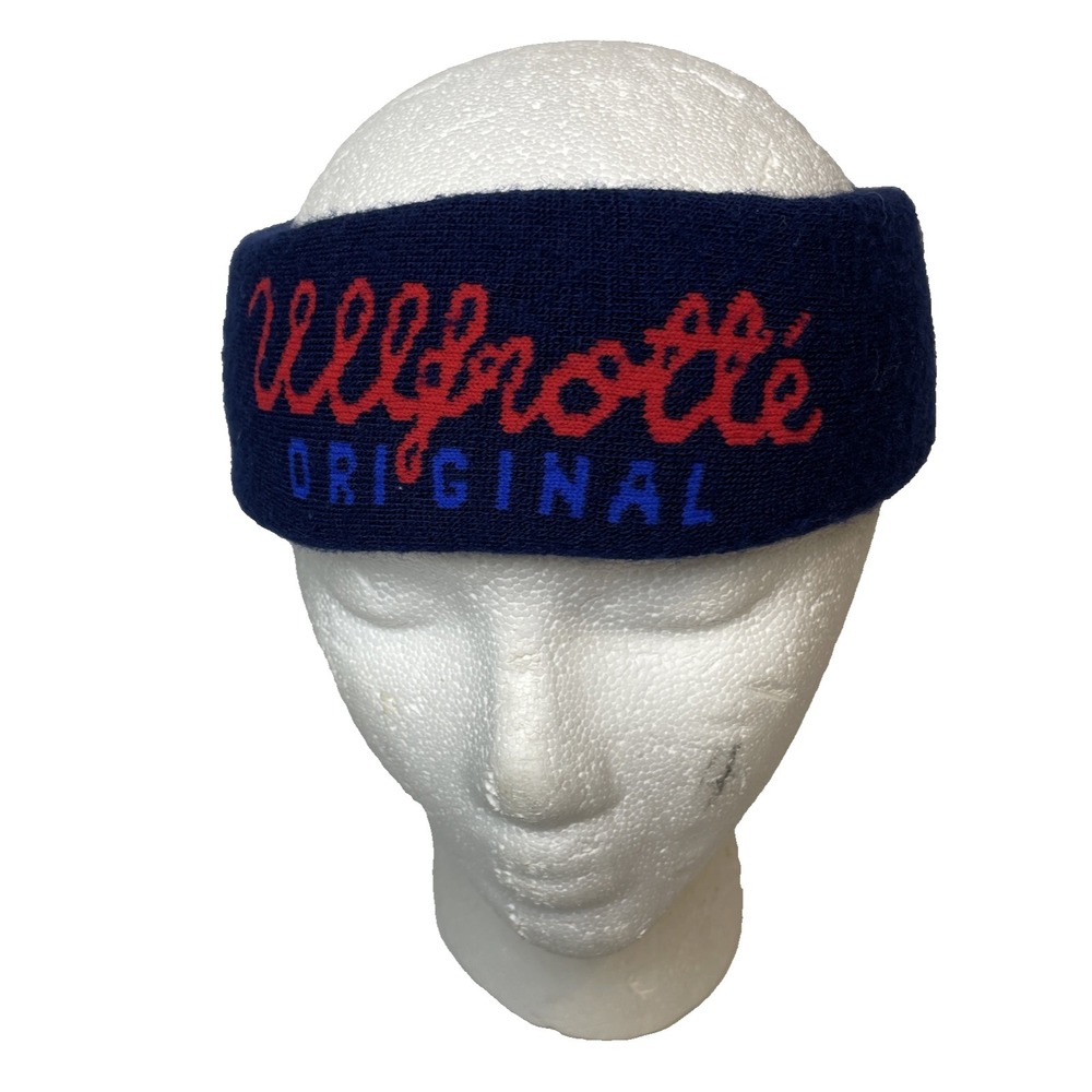 Vintage Ullfrotte Navy Blue headband